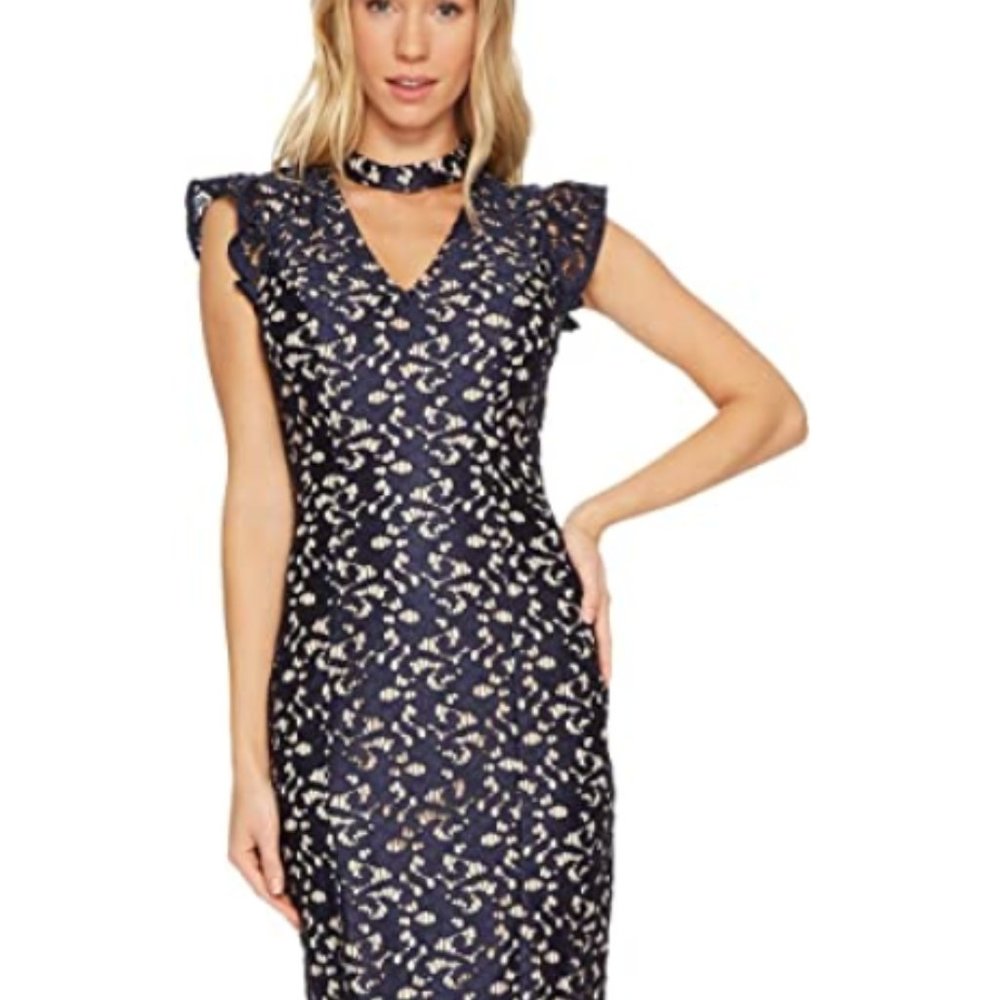 Adrianna Papell Women's Lucy Scroll Lace